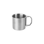 Tasse inox avec poignée pliable cao 0, 2 Tasse inox avec poignée pliable cao 0, 2