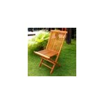 Teck lot de 4 chaises pliantes jardin teck massif huil�