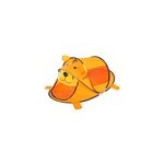 Tente enfant tigre. 182x96cm. jeu en plein air, pliable. pop - up.