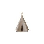 Tente tipi beige lin naturel