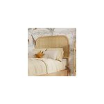 T�te de lit 90 cm en rotin naturel - grace