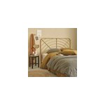 Tte de lit bohme en rotin 160 cm