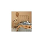 Tte de lit rotin et cannage 90 cm