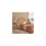 T�te de lit boh�me en rotin et cannage