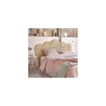 Tte de lit en rotin et cannage 160 cm