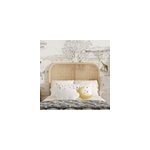 T�te de lit en rotin et cannage 90 cm - na�ra