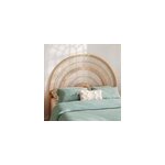 T�te de lit en rotin naturel 140 cm - ast�ria