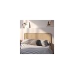 T�te de lit � suspendre en bois et cannage 140 cm - khao