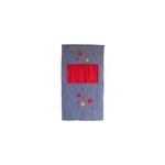 Thtre de porte en tissu gris