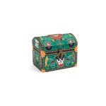 Tirelire en metal forme coffre de pirate Tirelire en metal forme coffre de pirate