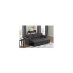 Toronto canapé d'angle droit convertible 4 places en tissu gris foncé Toronto canapé d'angle droit convertible 4 places en tissu gris foncé