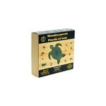 La tortue tropicale puzzle bois, b c