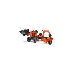 Tractopelle enfant kubota avec remorque + excavatrice 2 � 5 ans - falk
