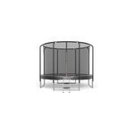 Trampoline 12ft - 366cm noir jump4fun