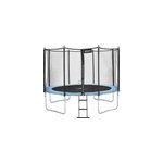 Trampoline bleu �430cm + �chelle