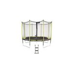 Trampoline jumpi vert et noir 360