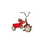 Tricycle métal rouge avec benne Tricycle métal rouge avec benne
