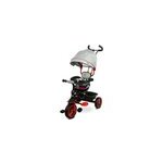 Tricycle poussette 3 roues buzz rouge avec capote pliable et panier arrire