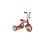 Tricycle rétro en métal rouge Tricycle rétro en métal rouge