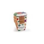Trio de pots en terre cuite - pesto bio