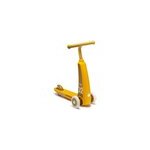 Trottinette 3 roues jaune pour les 2 -