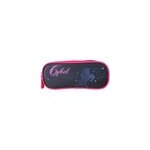 Trousse scolaire 2 compartiments cybel marine et rose