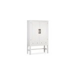 Vaisselier 4 tiroirs bronze bois blanc -