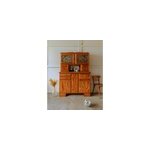 Vaisselier en pin et vert mouchet� n�37