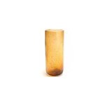 Vase paillette 35 cm ambre