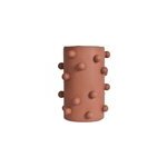 Vase ou pot ustensiles boule en gr�s terracotta