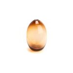 Vase sonora ambre hauteur 26 cm