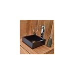 Vasque effet bton noir arlecchino mini
