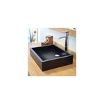 Vasque � poser effet b�ton noir, coreal