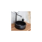 Vasque ronde noir arlequin mini