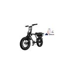 V�lo �lectrique biplace cargo garrett miller x noir, batt double, tout terrain