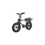 V�lo �lectrique biplace cargo garrett miller x noir, batt simple, pneus route