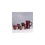 Verre � pied 28 cl luberon bull� x6