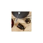 Verre � pied gordes bull� 25 cl brun x6