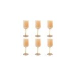 Verres  vin dor - lot de 6