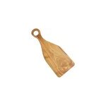 Vino - planche � d�couper en teck naturel avec manche trou�