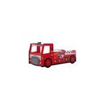 Vipack funbeds lit pompier mdf rouge. . .