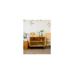 Vitrine en ch�ne clair n�208