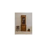 Vitrine � deux corps en bois n�172