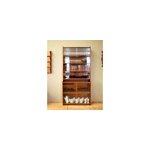 Vitrine scandinave en teck et verre n�197