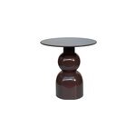 Wess - table basse d'appoint acier laqu� purple