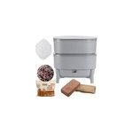 Wormcube lombricomposteur gris 2p