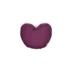 Zafu coeur prune (coton oekotex - kapok)
