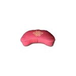 Zafu demi - lune bordeaux - motif infini