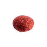 Zafu rond de kapok sakura grenat