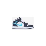 Air jordan 1 mid blanc / bleu